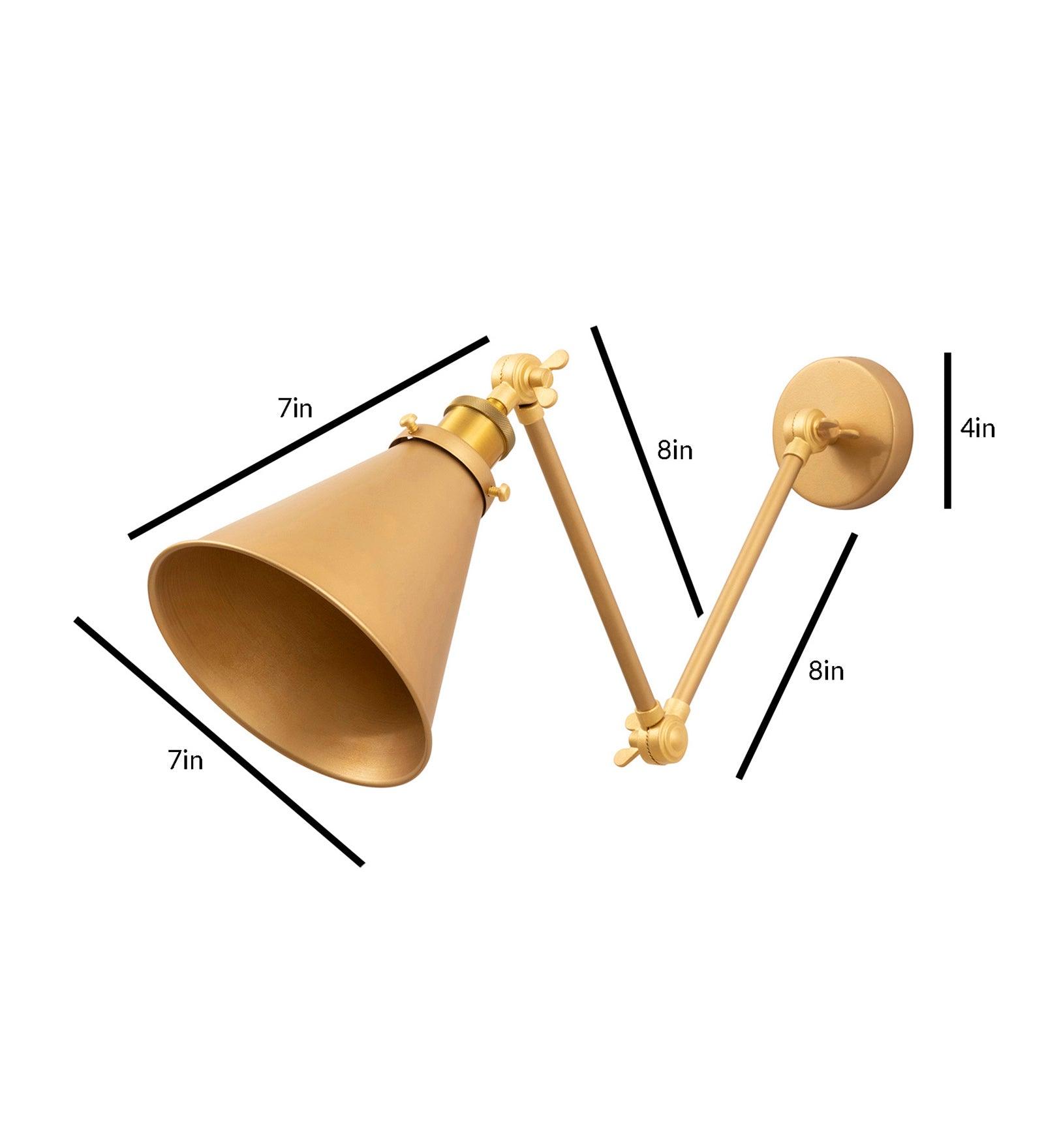 Mimmic Gold Wall Sconce - Ouch Cart