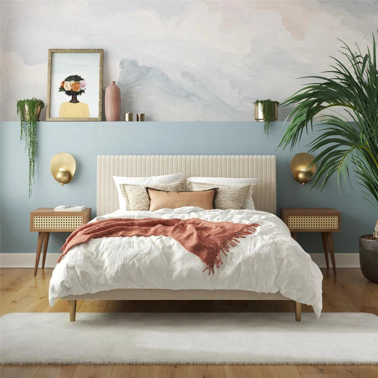 Daphne Upholstered Platform Bed OUCH CART