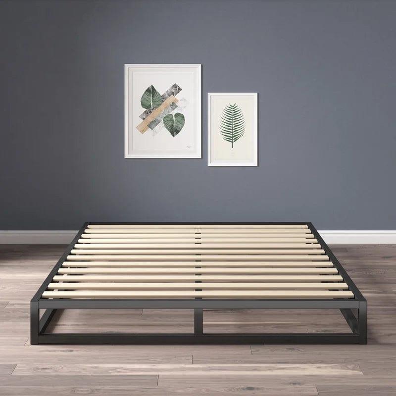 Dekker Minimal Metal Bed Frame - 15 cm High - Ouch Cart
