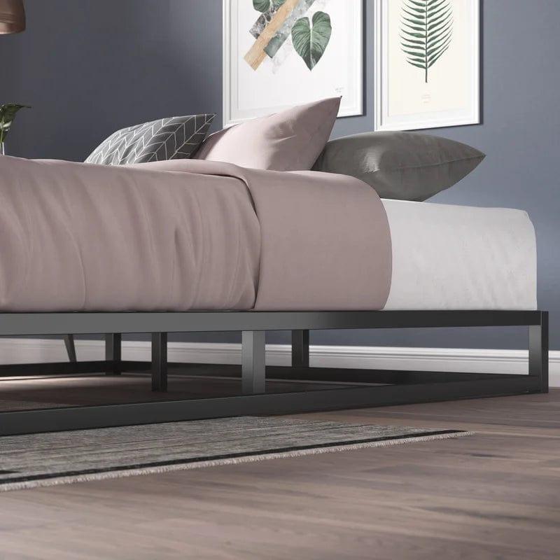 Dekker Minimal Metal Bed Frame - 15 cm High - Ouch Cart