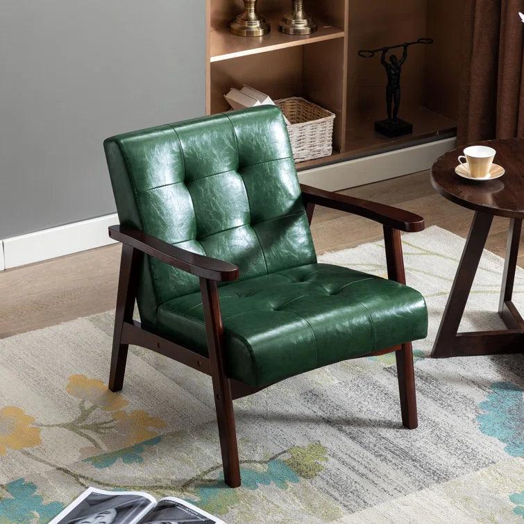 Deveral Faux Leather Armchair - Ouch Cart
