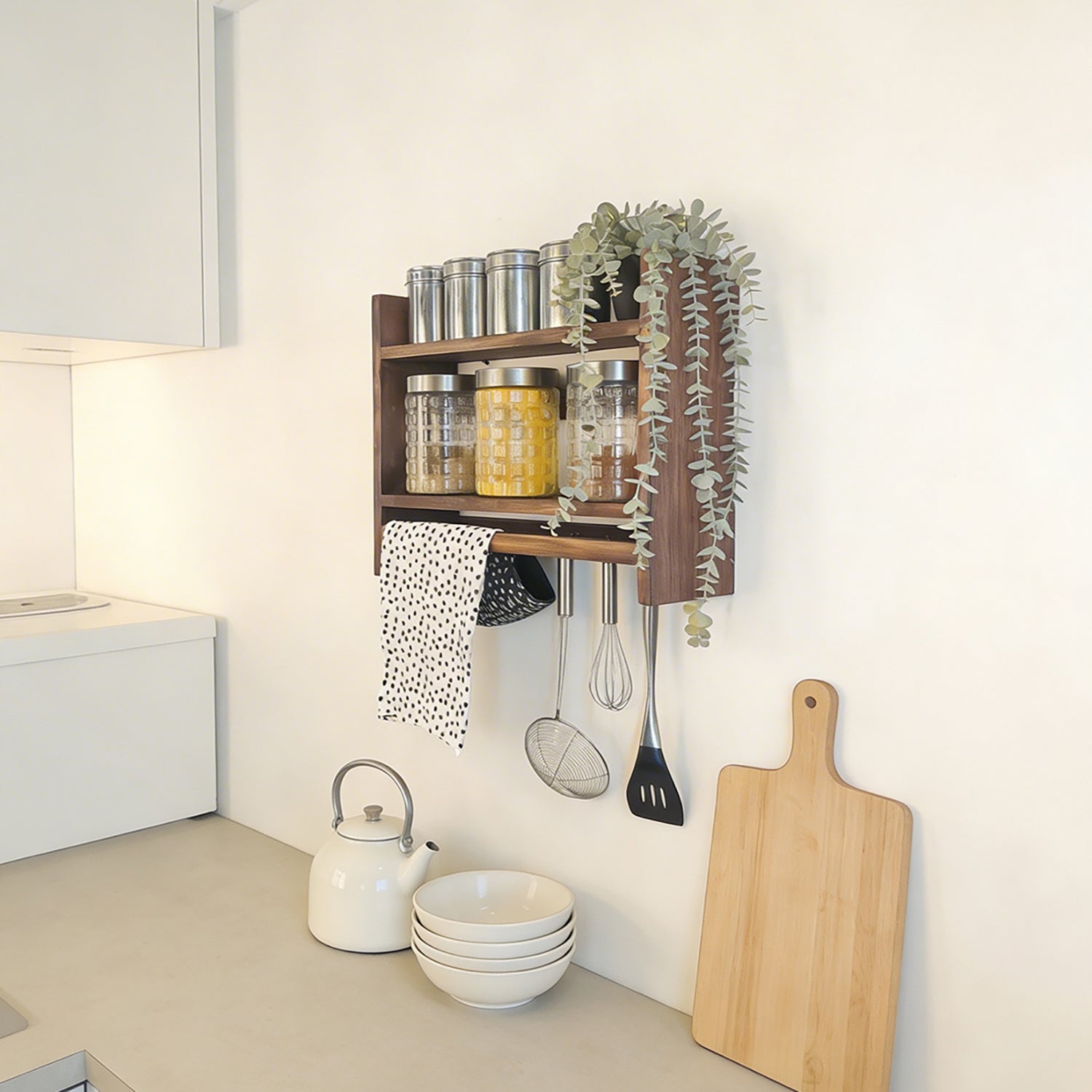 Diana Wooden Kitchen Storage Rack