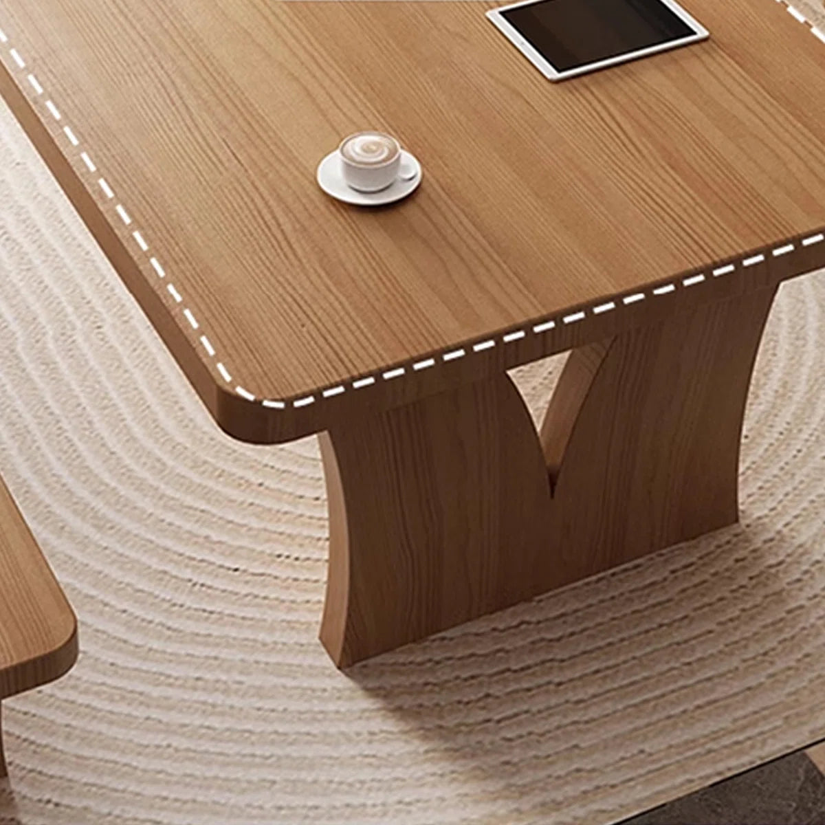 Doron Modern Rectangular Solid Wood Conference Tables
