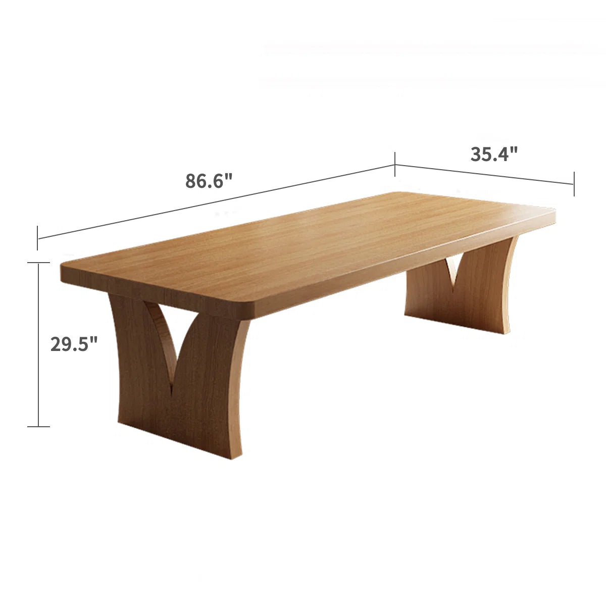 Doron Modern Rectangular Solid Wood Conference Tables