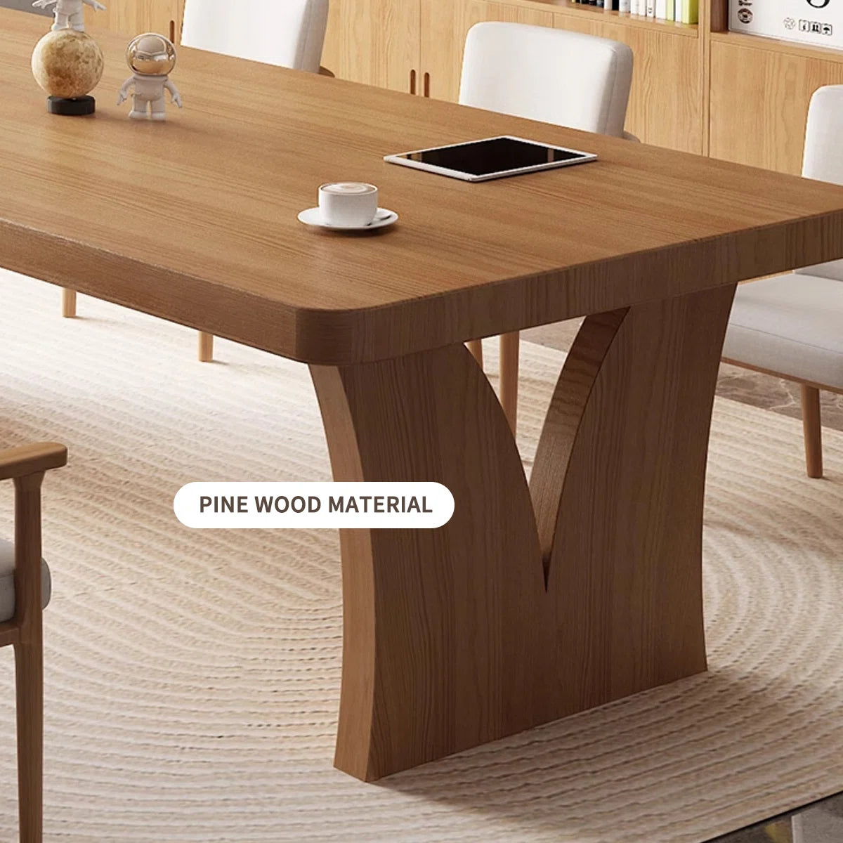 Doron Modern Rectangular Solid Wood Conference Tables
