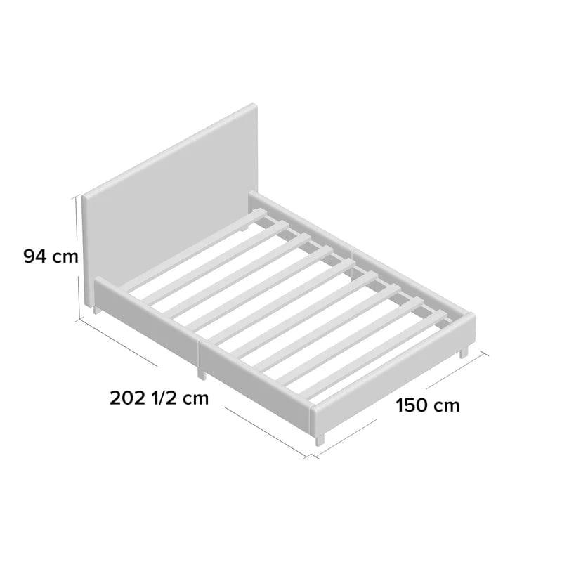 Double (4'6) Upholstered Bed - Ouch Cart