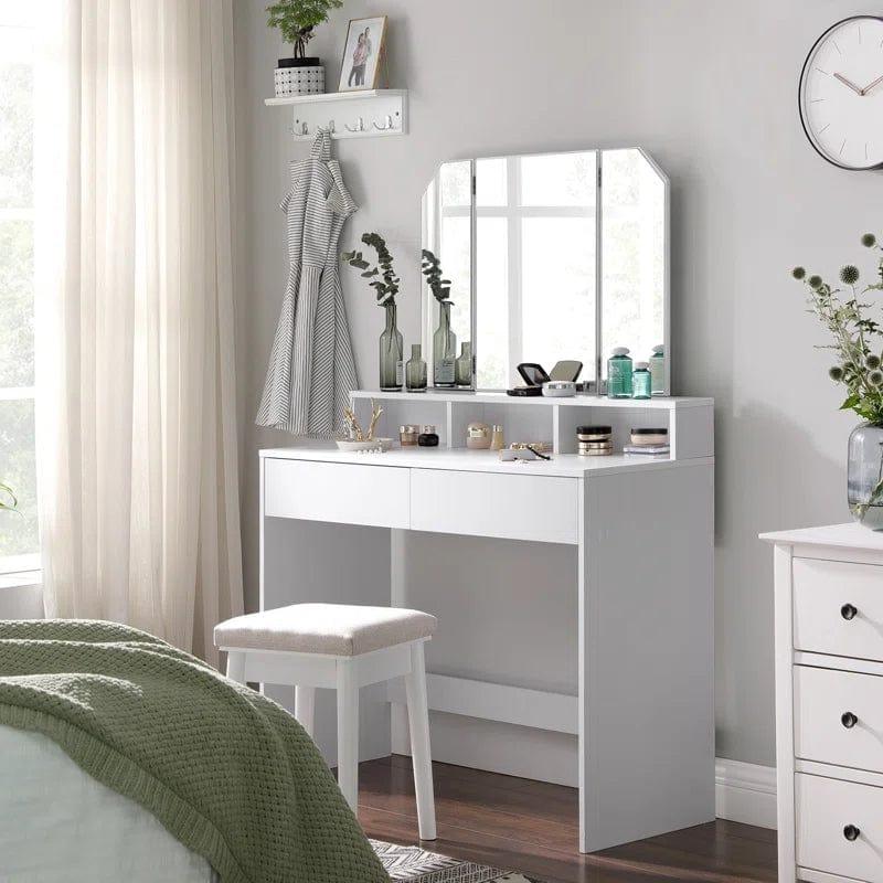 Doubloon Cove Dressing Table with Mirror - Ouch Cart