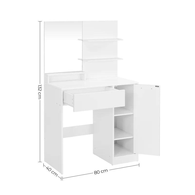 Clara Dressing Table with Mirror - Ouch Cart