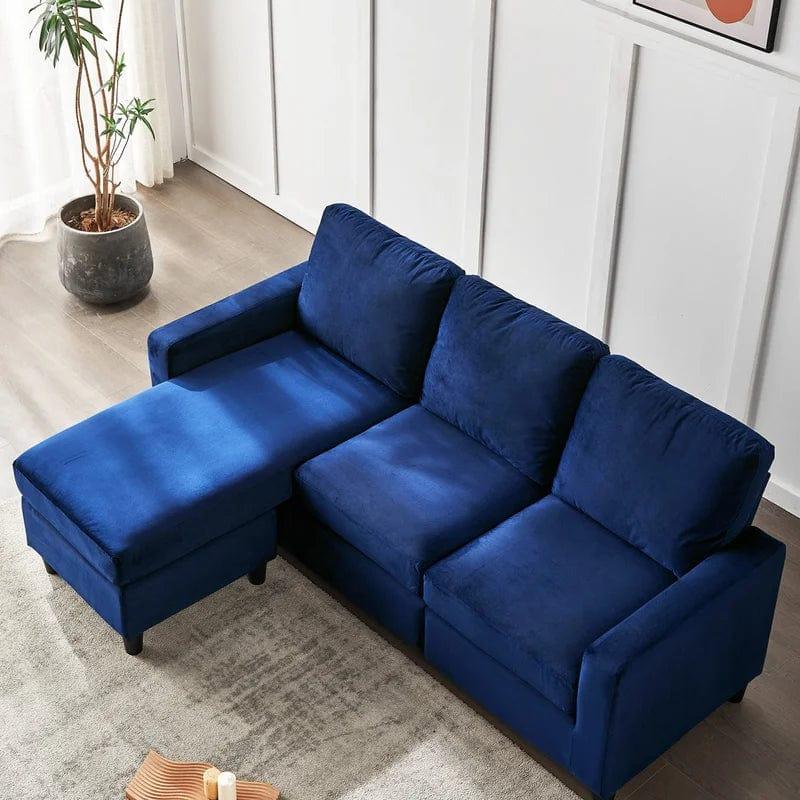 Dredon 2 - Piece Upholstered Corner Sofa Chaise - Ouch Cart