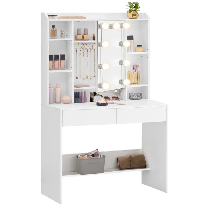 Enzo Table with Mirror - Ouch Cart