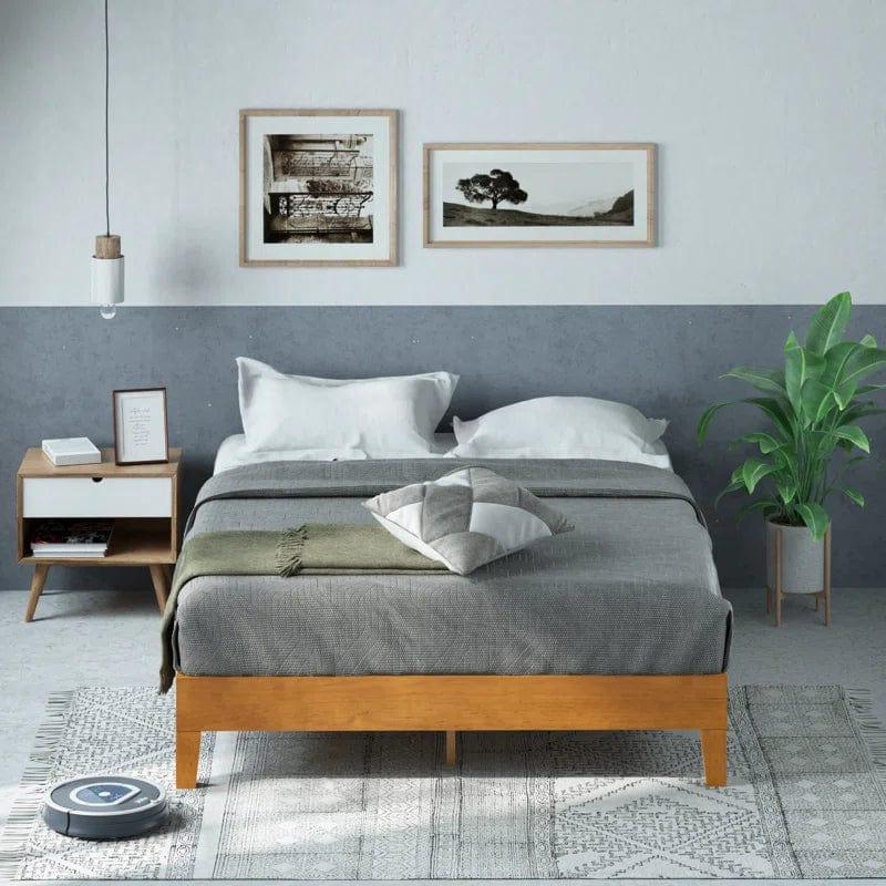 Elara Deluxe Solid Wood Bed Frame - Ouch Cart