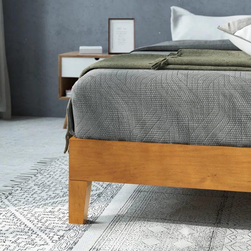Elara Deluxe Solid Wood Bed Frame - Ouch Cart