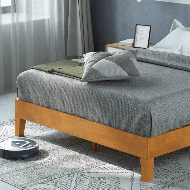 Elara Deluxe Solid Wood Bed Frame - Ouch Cart