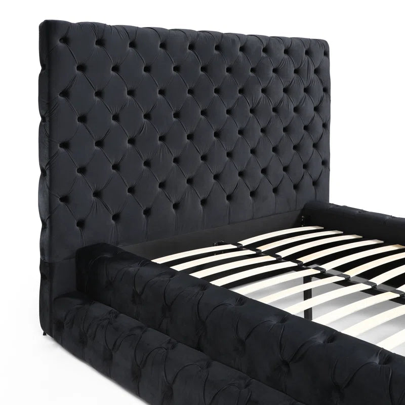 Elen Tufted Velvet Bed OUCH CART
