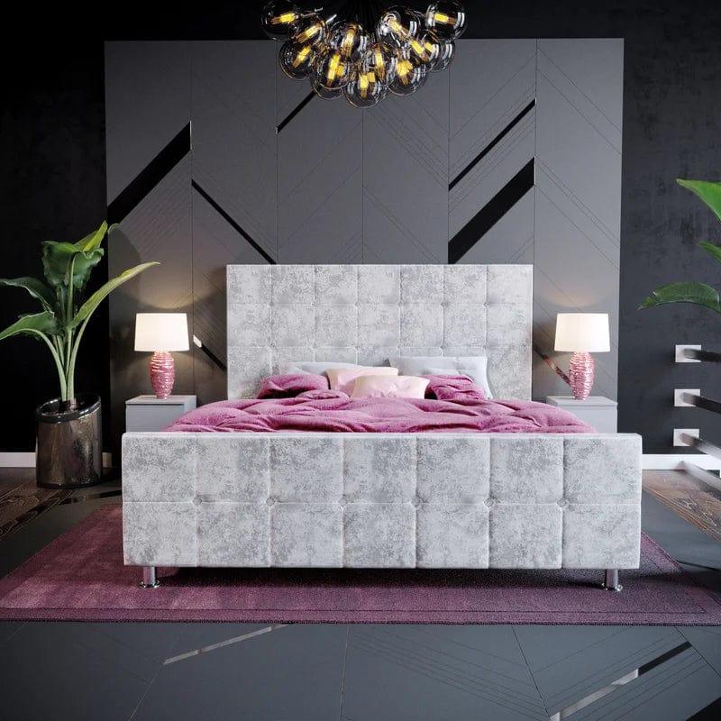 Elicia Upholstered Bed Frame - Ouch Cart