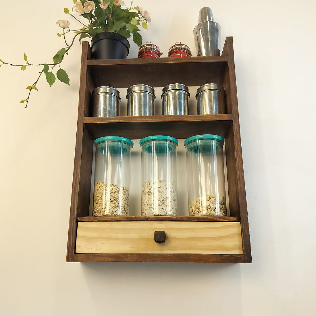 Elise Wooden Kitchen Storage Rack-UCH CART | Kitchen rack