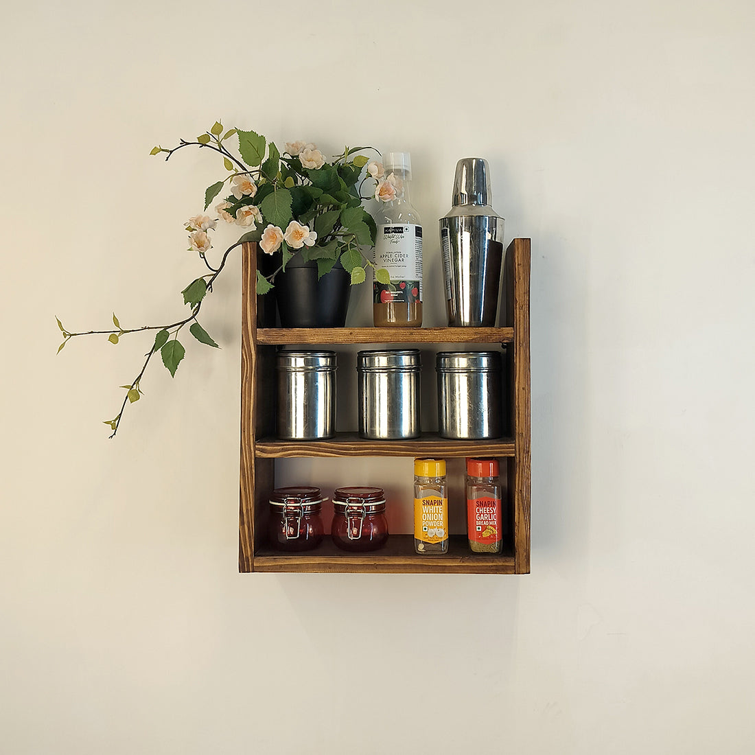 Emma Wooden Kitchen Storage Rack-OUCH CART | Kitchen rack
