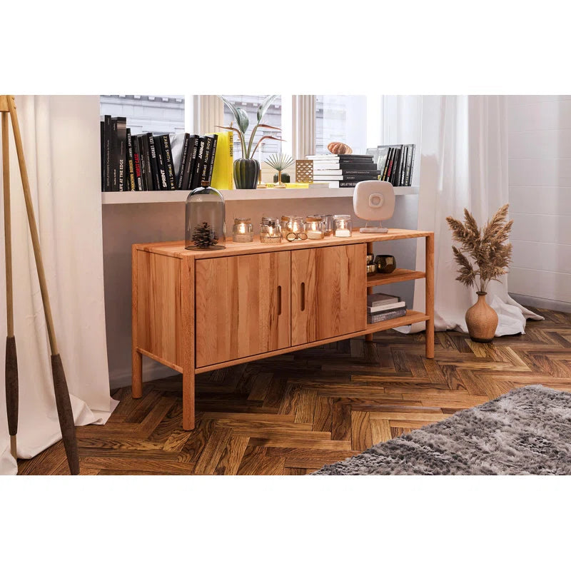 Haruhiro Solid Wood Combi Chest Ouch Cart