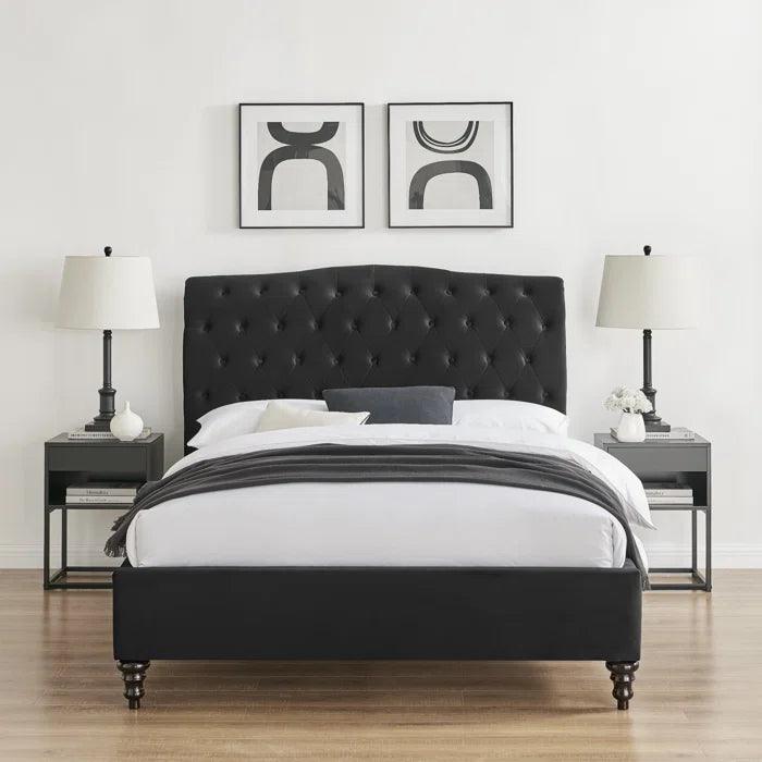 Fairfield Upholstered Bed Platform - Ouch Cart