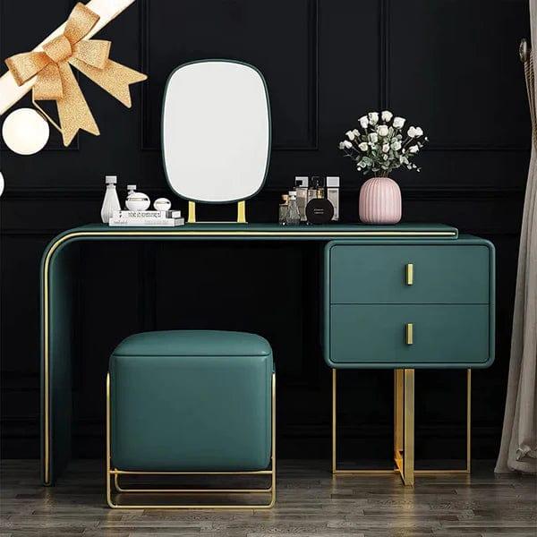 Lucas Vanity dressing table with mirror with stool latest dressing table designs 2024 - Ouch Cart