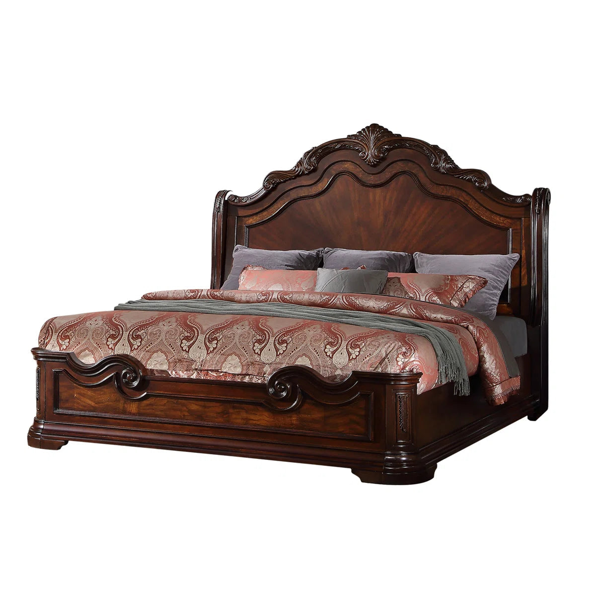 Fletcher Solid Wood Bed OUCH CART