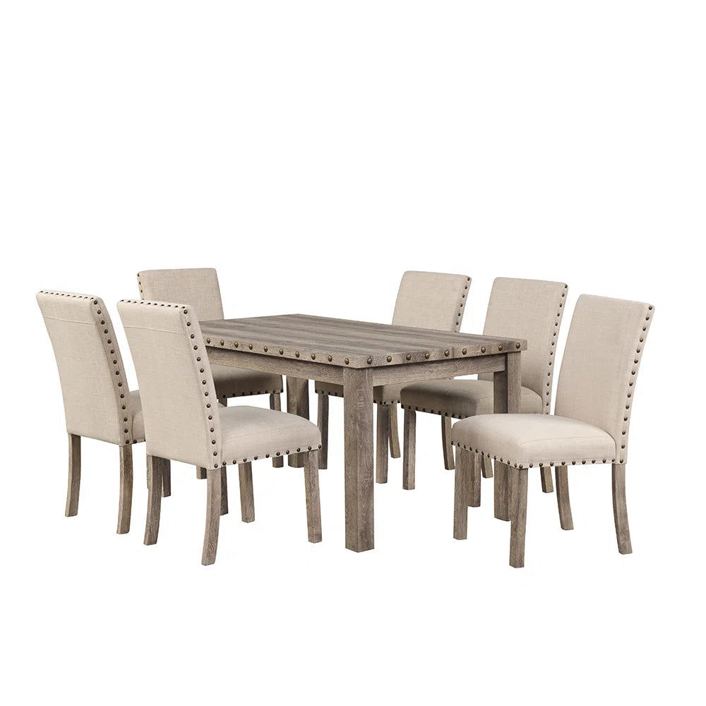 Fort Trinette 7 - Piece Dining Set OUCH CART