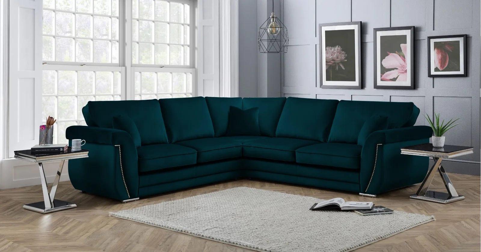 Fritts 3 - Piece Upholstered Large Corner Sofa - Ouch Cart
