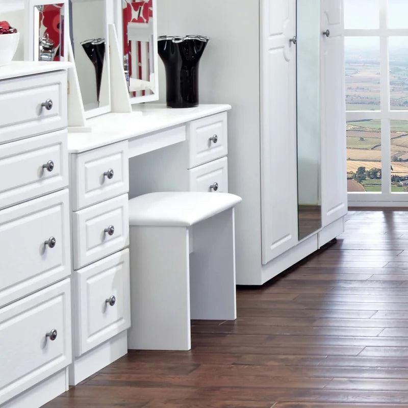 Lucas Assembled Argyle Dressing Table - Ouch Cart