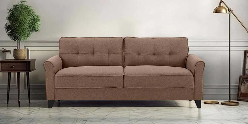 Fabric 3 Seater Sofa In Pink Colour - Ouch Cart