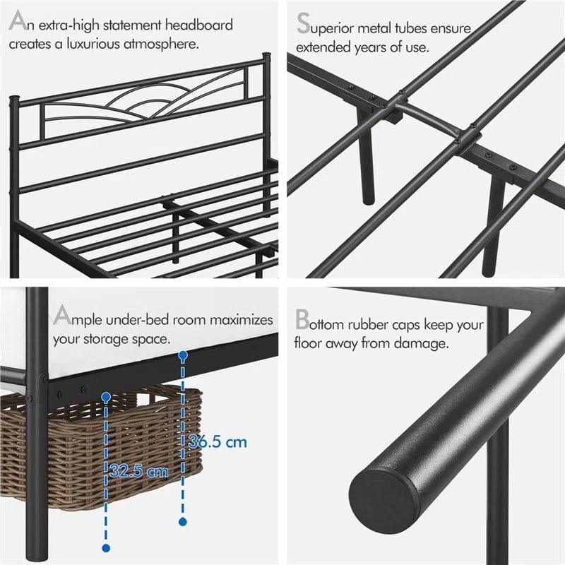 Gap 3Ft Single Metal Bed Frame - Ouch Cart