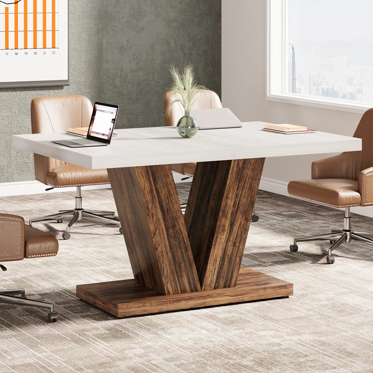 Gardina 47'' Small Conference Meeting Table