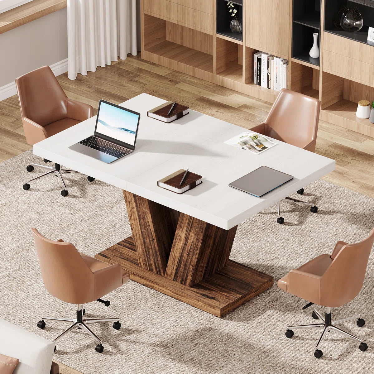 Gardina 47'' Small Conference Meeting Table OUCH CART