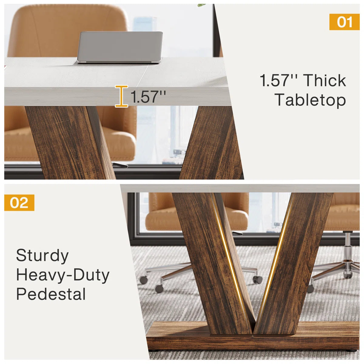 Gardina 47'' Small Conference Meeting Table