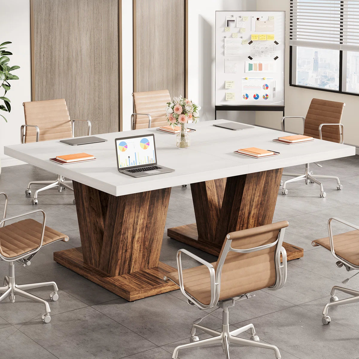Gardina 47'' Small Conference Meeting Table-OUCH CART