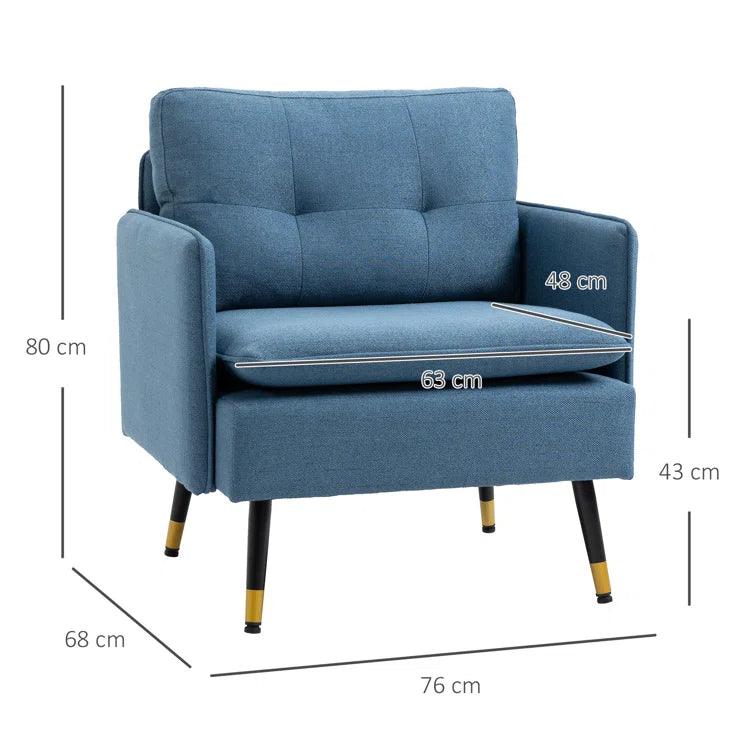 Gautam Wide Armchair - Ouch Cart