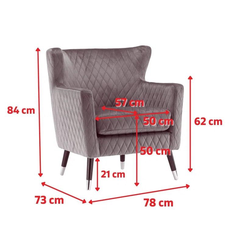 Ghayth Upholstered Armchair - Ouch Cart
