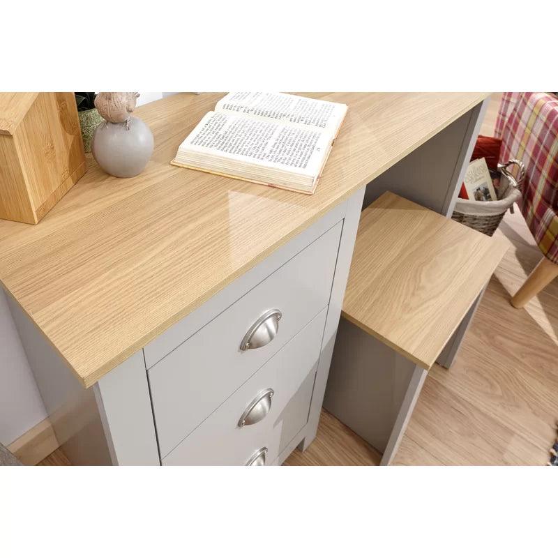 Aaron Dressing Table with Mirror - Ouch Cart