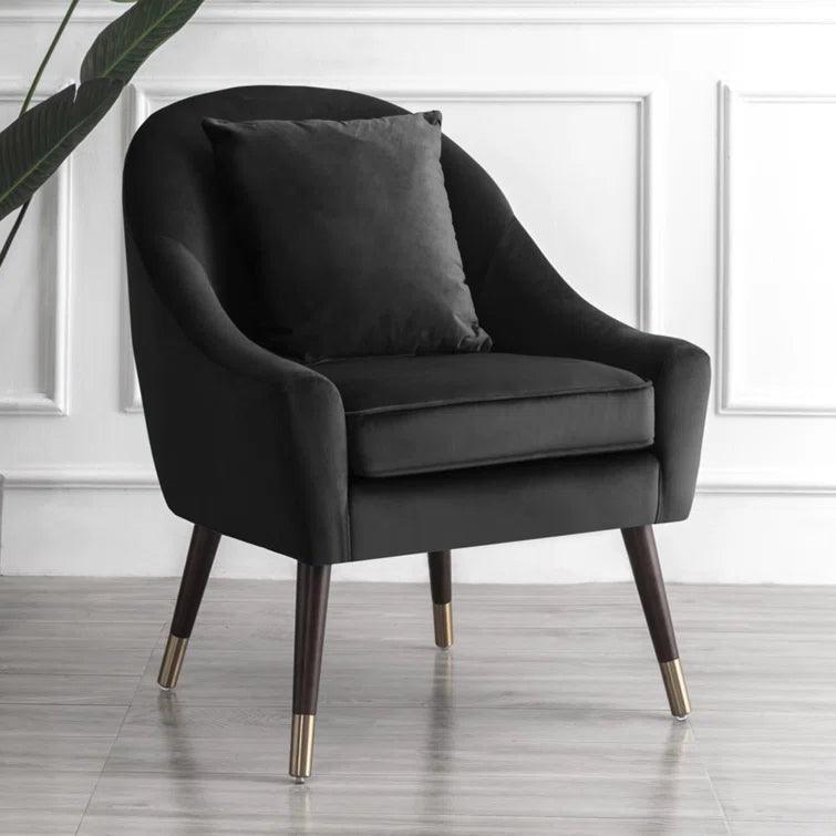 Giddings Velvet Accent Chair - Ouch Cart