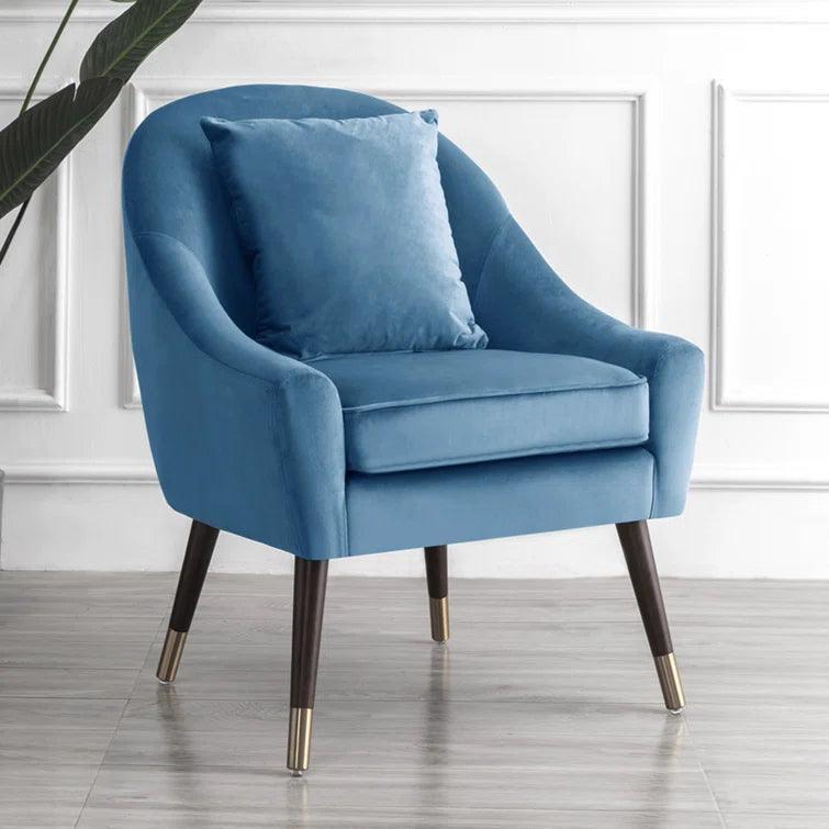 Giddings Velvet Accent Chair - Ouch Cart