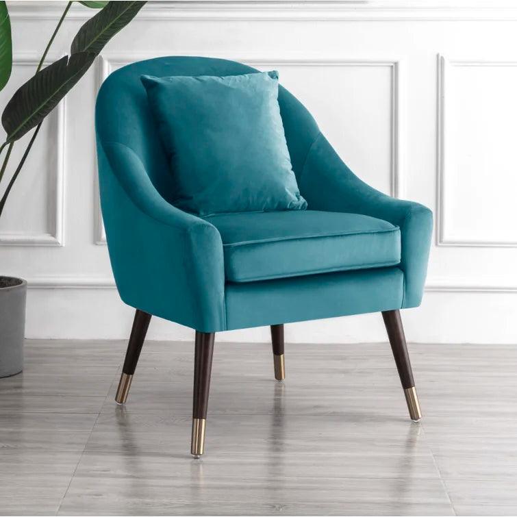 Giddings Velvet Accent Chair - Ouch Cart