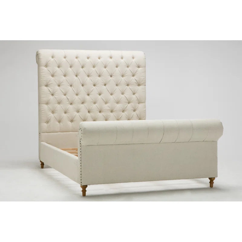 Giovani Upholstered Sleigh Bed OUCH CART
