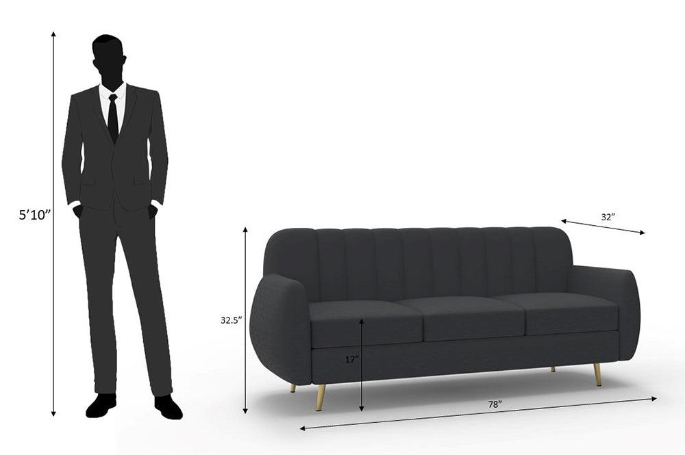 Hazy High Density Foam Sofa Set - Ouch Cart