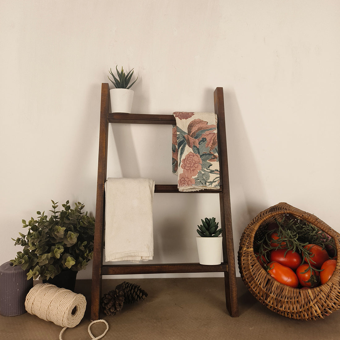 HIGHNESS Wooden Kitchen Ladder - OUCH CART | Kitchen rack