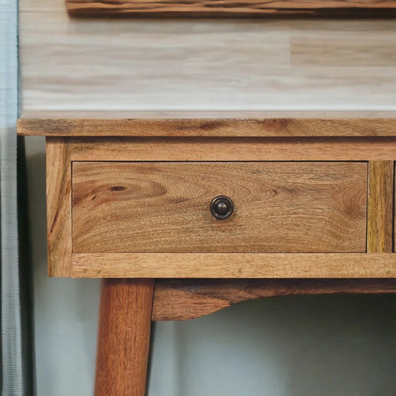 Liam Solid Wood Console Table Ouch Cart