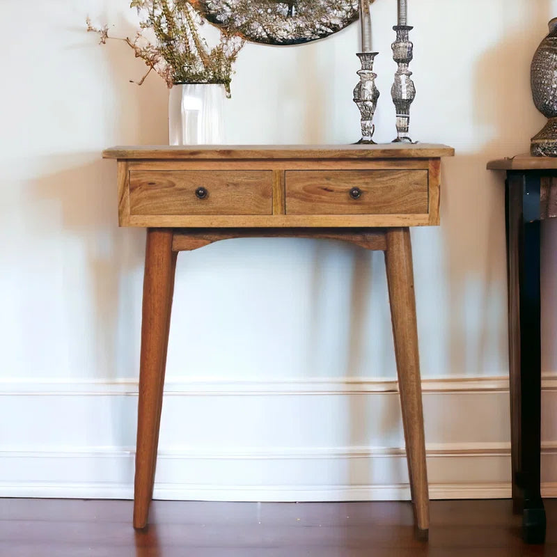Liam Solid Wood Console Table Ouch Cart