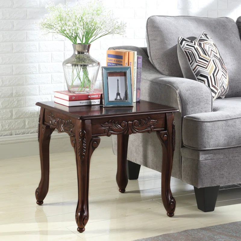 Halima Carved Wood Frame 5-piece Living Room Set