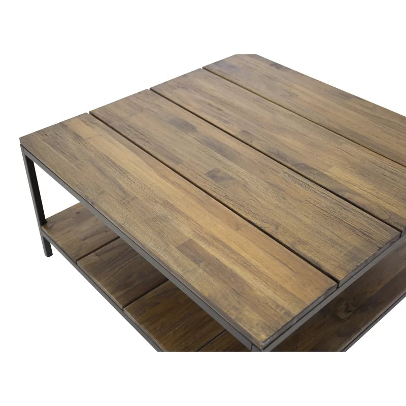 Azrael 80cm Solid Wood Top Console Table