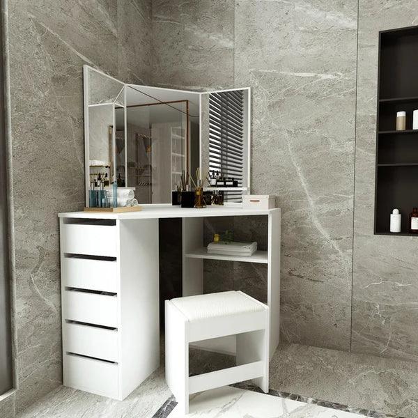 Halon Ket Vanity dressing table with mirror - Ouch Cart
