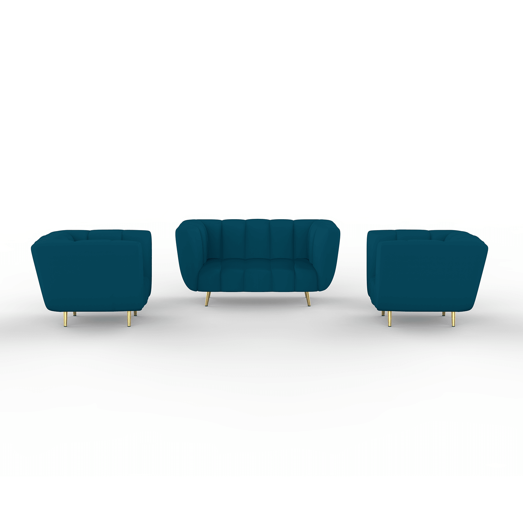 Mushy High Density Foam Sofa Set - Ouch Cart