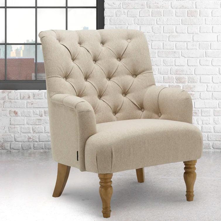 Hegland 73Cm Wide Tufted Polyester Blend Armchair - Ouch Cart